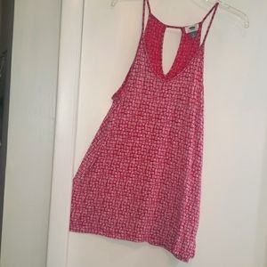 3/$15*Old Navy Red and White Tank top